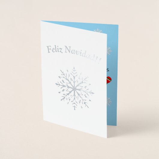 snowman 箔カード (正面)