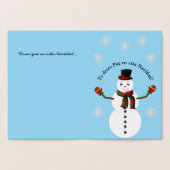 snowman 箔カード (内部)