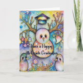 Snowman 8th Grade Graduation Card カード (正面)