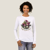 Snowman and Christmas Tree トライブレンドＴシャツ (正面全体)