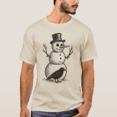 Snowman and Crow Tシャツ (正面)