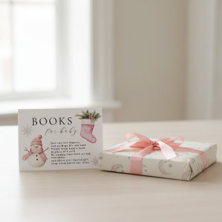 Snowman “Baby It’s Cold Outside” Books for Baby エンクロージャーカード