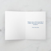 Snowman Candy Parade Kids Christmas Card シーズンカード (内部)