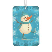 Snowman Car カーエアーフレッシュナー (裏面)