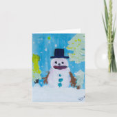 Snowman Card カード (正面)