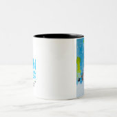 Snowman Card ツートーンマグカップ (中央)