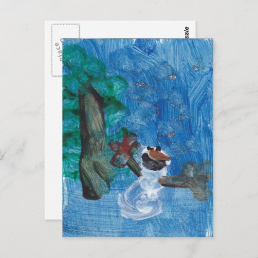 Snowman_Card ポストカード (正面/裏面)