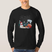 Snowman Carrot Tail Ugly Christmas   Humorous Tシャツ (正面)