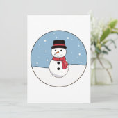 Snowman Christmas  シーズンカード (スタンド正面)