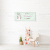 Snowman Christmas 横断幕 (インサイチュ)