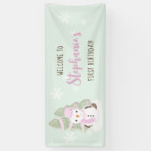 Snowman Christmas 横断幕 (縦)