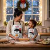 Snowman Christmas Fun Novelty Cartoon エプロン