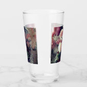 Snowman Christmas Glass Cup –  Winter Drinkware タンブラーグラス (左)