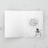 Snowman Christmas/Holiday Card カード (内部)