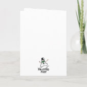 Snowman Christmas/Holiday Card カード (裏面)