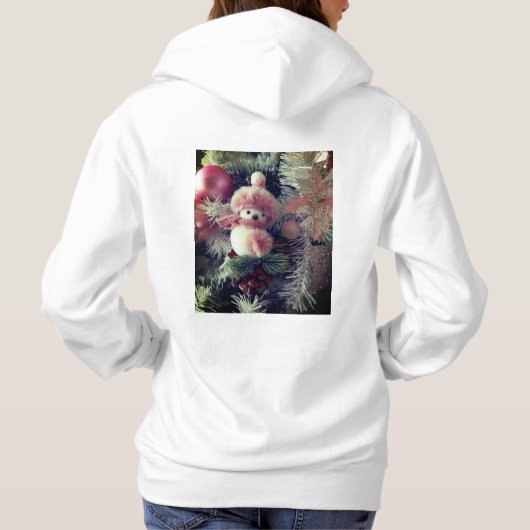 Snowman Christmas Hoodie パーカ (裏面)