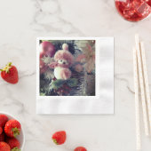 Snowman Christmas Paper Napkin 縁ありカクテルナプキン (インサイチュ)