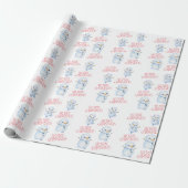 Snowman Christmas Wrapping Paper ラッピングペーパー (アンロールド)