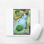 Snowman Cosmetic Surgery Funny Gifts Tees Cards マウスパッド (マウス)