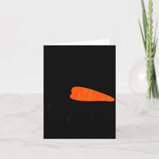 Snowman Face Eyelashes For Women Christmas Winter  カード (正面)