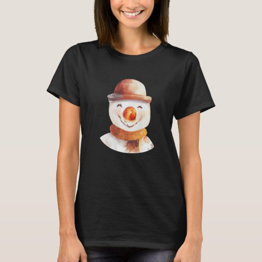Snowman Face Tシャツ (正面)