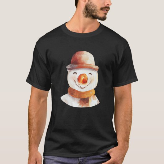Snowman Face Tシャツ (正面)