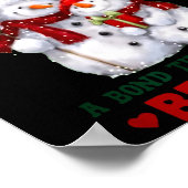 Snowman Grandma And Grandson A Bond That Can't Be  ポスター (角)