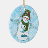 Snowman Granny ornament セラミックオーナメント (右)
