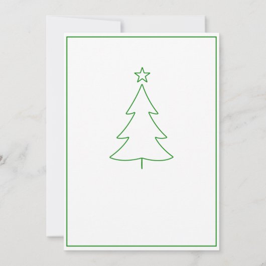 Snowman Greeting Christmas Card カード (裏面)