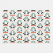 Snowman holiday  ラッピングペーパーシート (正面)