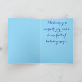 Snowman House – Whimsical Personalized Christmas G カード (内部)