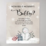 Snowman how big is mommy's belly game poster ポスター<br><div class="desc">Snowman how big is mommy's belly game Poster.
View the collection link on this page to see all of the matching items in this beautiful design.</div>