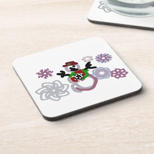 Snowman joy kind コースター (左側)