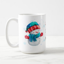 Snowman Let it Snow Mug コーヒーマグカップ