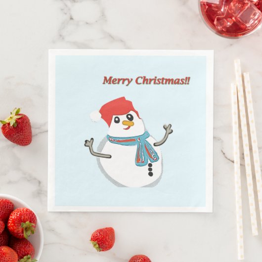 Snowman. Merry Christmas. (インサイチュ)