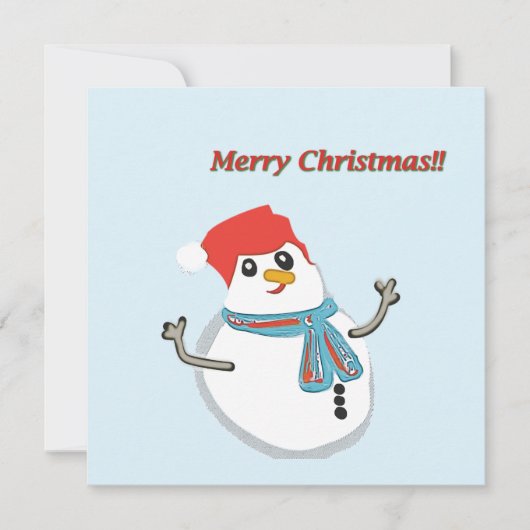 Snowman, Merry Christmas!! シーズンカード (正面)
