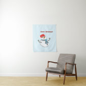 Snowman. Merry Christmas. タペストリー (インサイチュ)