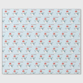 Snowman. Merry Christmas. ラッピングペーパー (フラット)