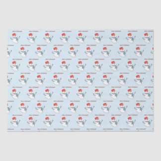 Snowman. Merry Christmas. 薄葉紙