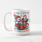 Snowman Mug コーヒーマグカップ (左)