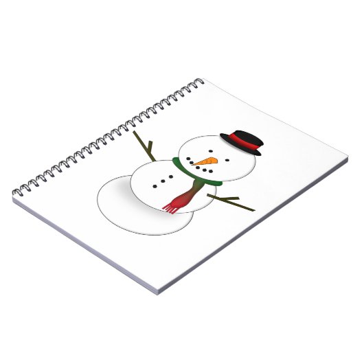 Snowman Notebook ノートブック (左側)