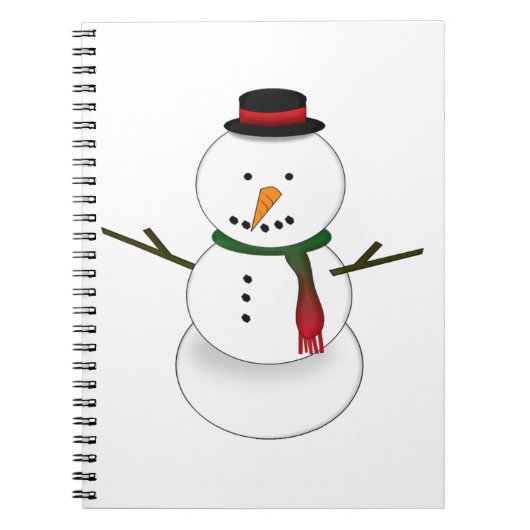 Snowman Notebook ノートブック (正面)