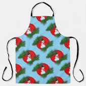 Snowman on ornament エプロン (正面)