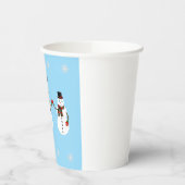 Snowman Paper cup 紙コップ (左)