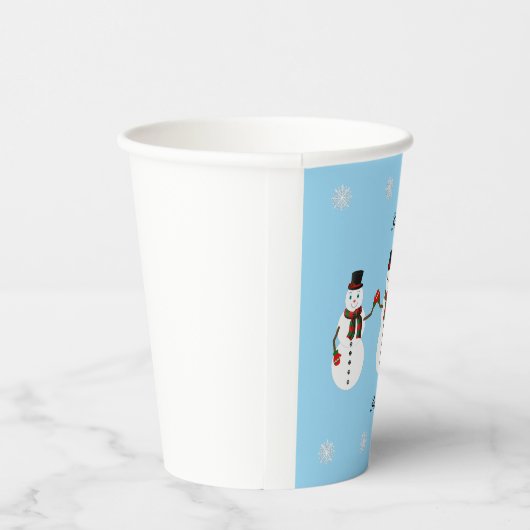 Snowman Paper cup 紙コップ (右)