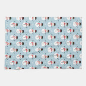 Snowman pattern キッチンタオル (横)