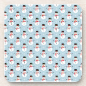 Snowman pattern コースター (正面)