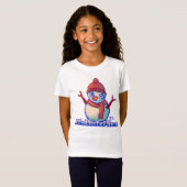 Snowman Pixel Art Tシャツ (正面フル)