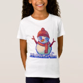 Snowman Pixel Art Tシャツ (正面)