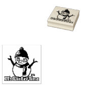 Snowman PixelArt, Pixel Art,  ラバースタンプ (押印)